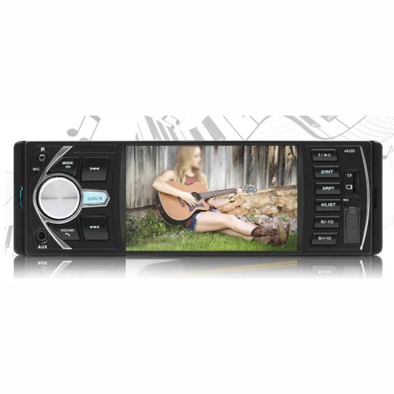 4' HD автомобильный стерео радио MP5 плеер Bluetooth аудио FM/USB/AUX/FM камера DVR видео Поддержка DVR видео сигнал вход