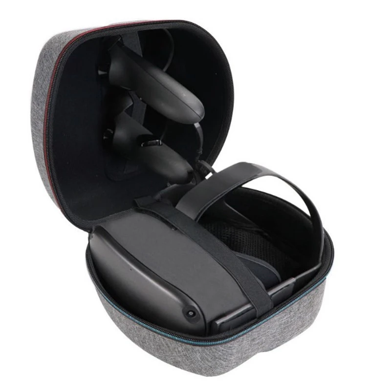 Portable VR Glasses Bag Gaming Headset Protective EVA Controllers Hard Shell Cover Travel Storage Box for Oculus Quest |