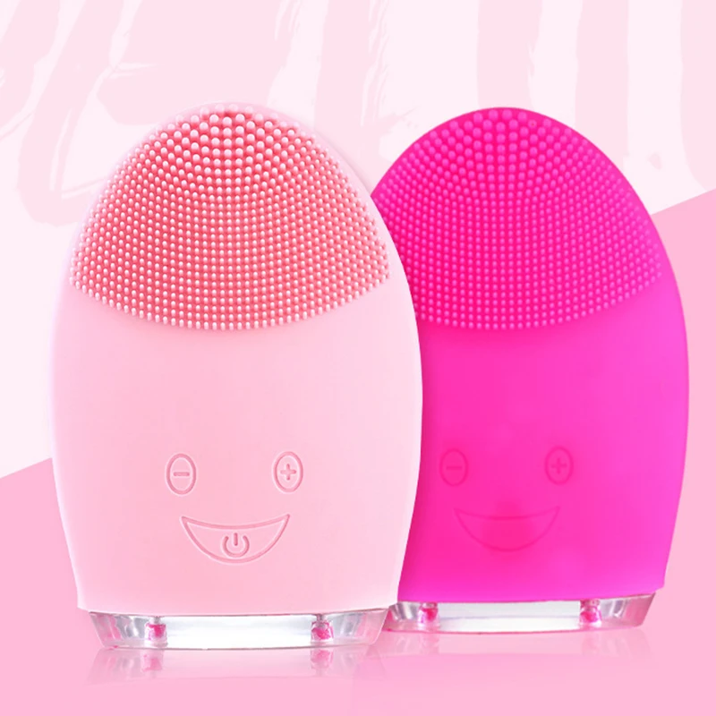 

Ultrasonic Silicone Cleansing Instrument Washing Instrument Portable Massager Pore Clean Comprehensive Waterproof Smiley Beauty
