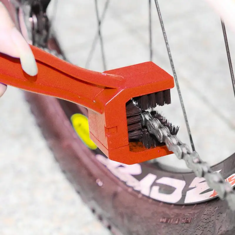Автомобильная цепь шестерни Гранж щетка устройство для очистки цепи колеса маховика велосипеда шатуны чистые щетки Велоспорт мотоцикл цепи чистящие инструменты