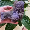 Rare! Top Natural Grape Agate Crystal Quartz Mineral Specimen Reiki Healing 3