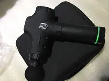 Pantalla LCD masaje arma profundo masajeador muscular dolor muscular cuerpo masaje de cuello ejercicio de relajación adelgazar la alivio del dolor