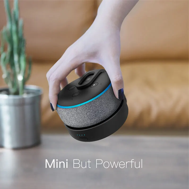 Amazon Echo Dot 3rd Gen GGMM D3 Battery Base for Smart Speaker w/ Alexa Charging 