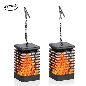 

LED Solar Flame Light Metal LED Garden Light Flame Effect Lamp Waterproof Outdoor Lights Landscape Lights Solar Decorative Light