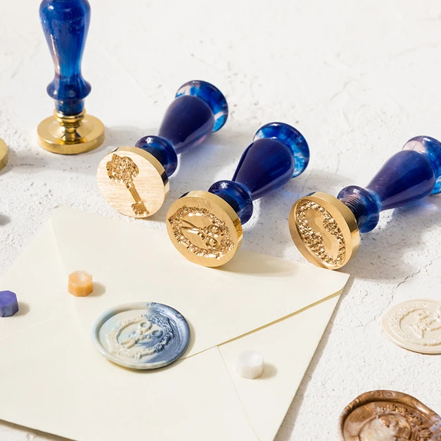 Wax Seal Kit Fire Lacquer Royal Blue Style