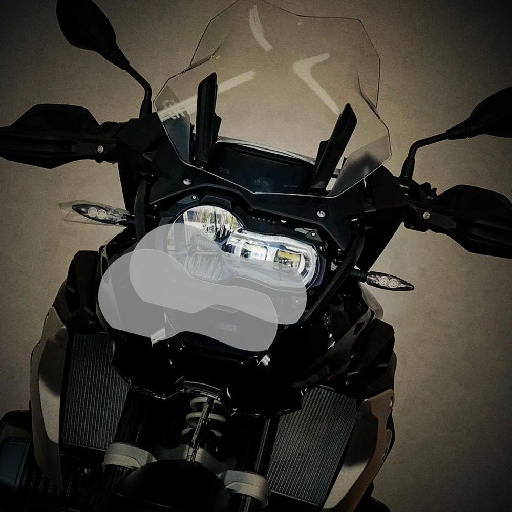 For BMW R1250GS R 1250 GS 2PCS Motorcycle Headlight Scratch Protective Film Adventure ADV 2018 Protection Access