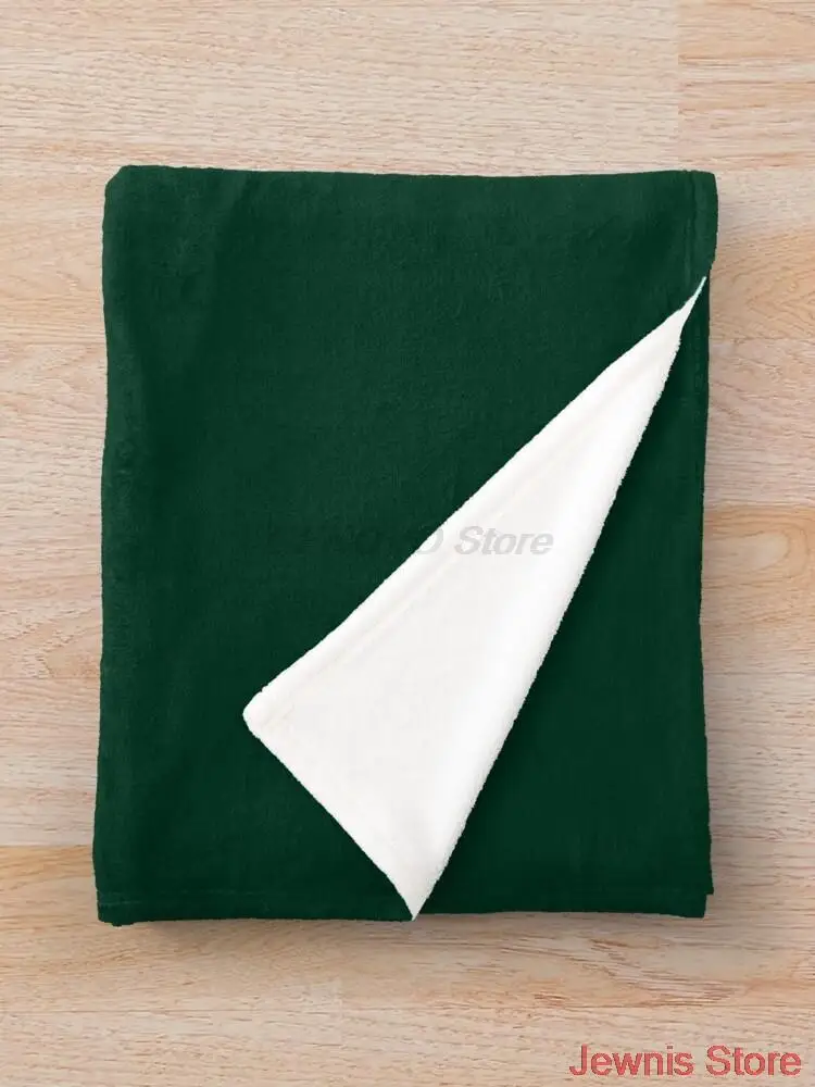 Ultra Deep Emerald Green Lowest Price On Site Throw Blanket flannel Sherpa bedspread bedding sofa picnic fur soft blanket