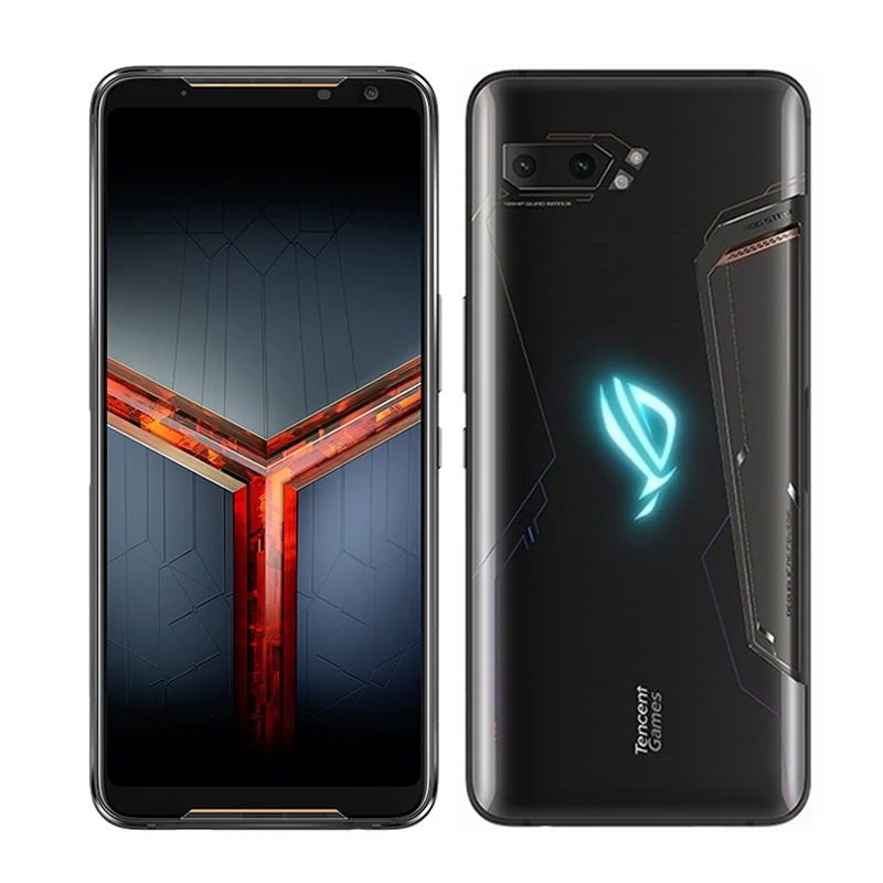 Новый мобильный телефон Asus ROG Phone 2 6 59 дюйма 12 Гб ОЗУ 1 ТБ ПЗУ Snapdragon 855 + NFC 6000 мАч Android 9