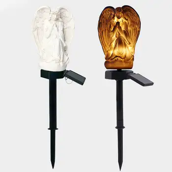 

LED Lamp Garden Angel Solar Lights Night Lights Solar Powered Lawn Lamp Home Garden Creative European Angel Lamps dropshipping