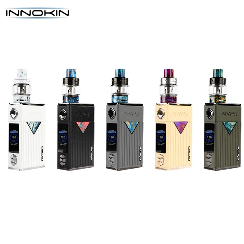 Оригинальный Innokin MVP5 Ajax комплект 5200 мА/ч мод электронная сигарета и 5мл пузырек из