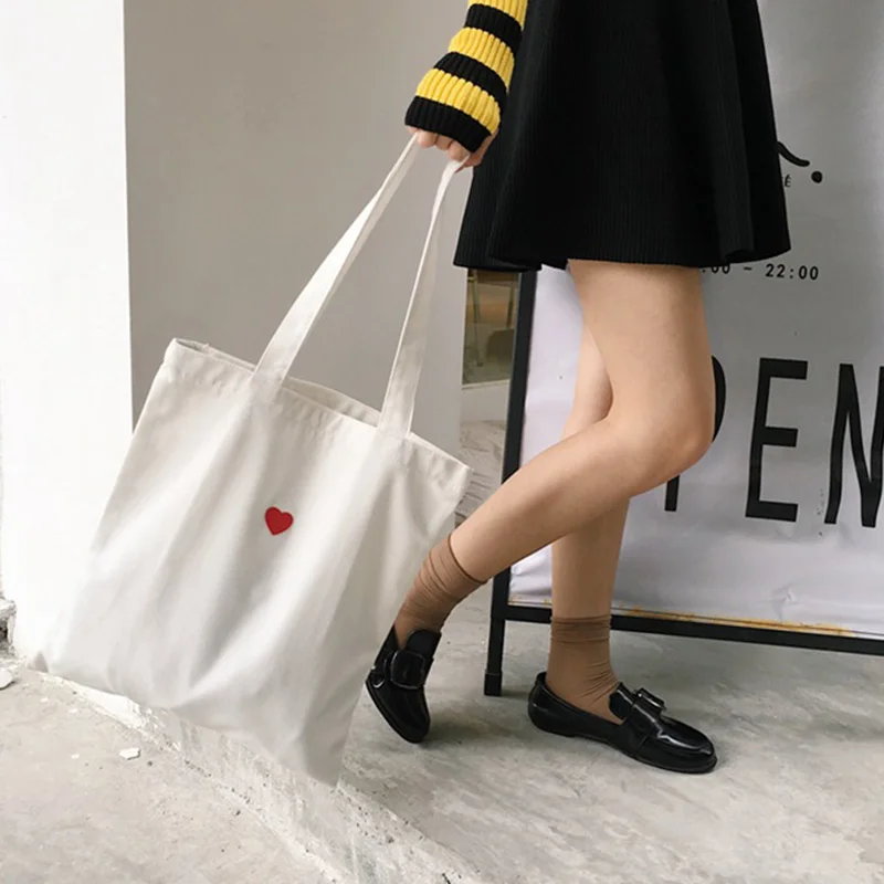 Женская Студенческая сумка на плечо с вышивкой в форме сердца на молнии для мобильного телефона и путешествий J9