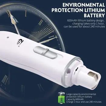 

Electric Pet Armor Grinder Pet Nail Grinding Nail Grinding Kit Pedicure Make Up Cat Beauty File Drill Portable Mini