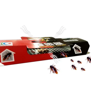

10 Pcs Sticky Cockroach Trap Catcher Eco-friendly Traps Eco- Friendly Non-toxic Cockroach House Strong Sticky Repellent