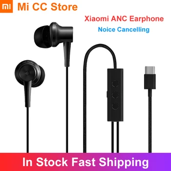 

Original Xiaomi ANC Earphone Type-C Noise Cancelling headset Wired Control With MIC For Xiaomi redmi note 9s Mi 10 pro Hybrid HD