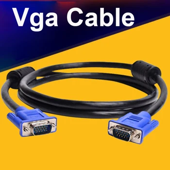 

VGA Cable Computer Monitor VGA Extension Cable HD 15 Pin Male to Male VGA Cable full Copper conductor for Laptop PC
