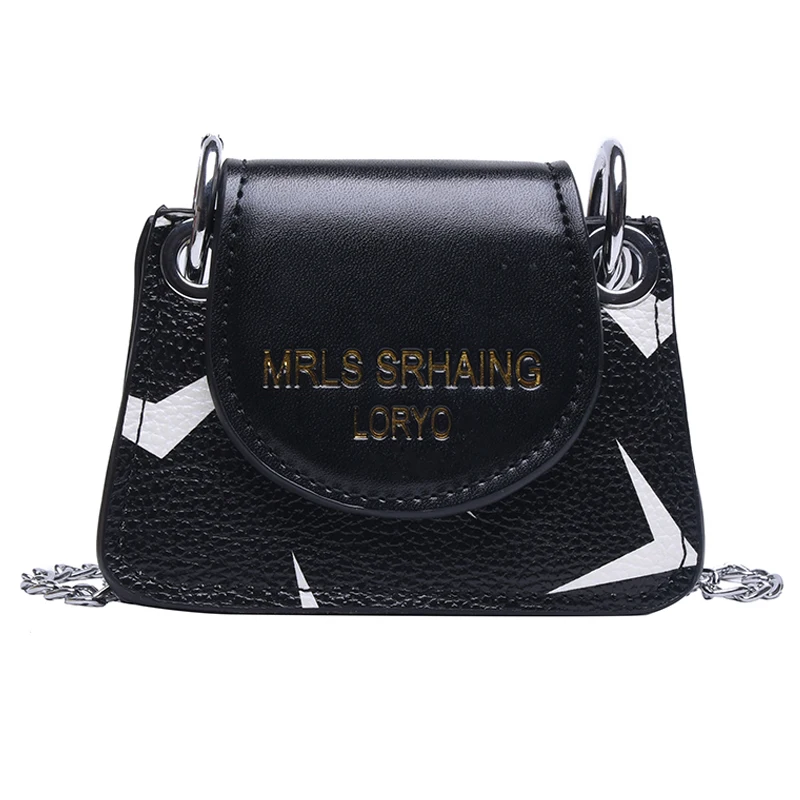 

191219 iVog New Arrival Everyday Female Small Crossbody Shoulder Handbag Black Yellow Geometric Fashion Hand Bags for Women 2019