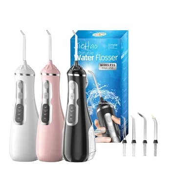 

Cordless Oral Irrigator USB Rechargeable Water Flosser Portable Dental Water Jet 180ML Water Tank Waterproof Teeth Care Cleaner