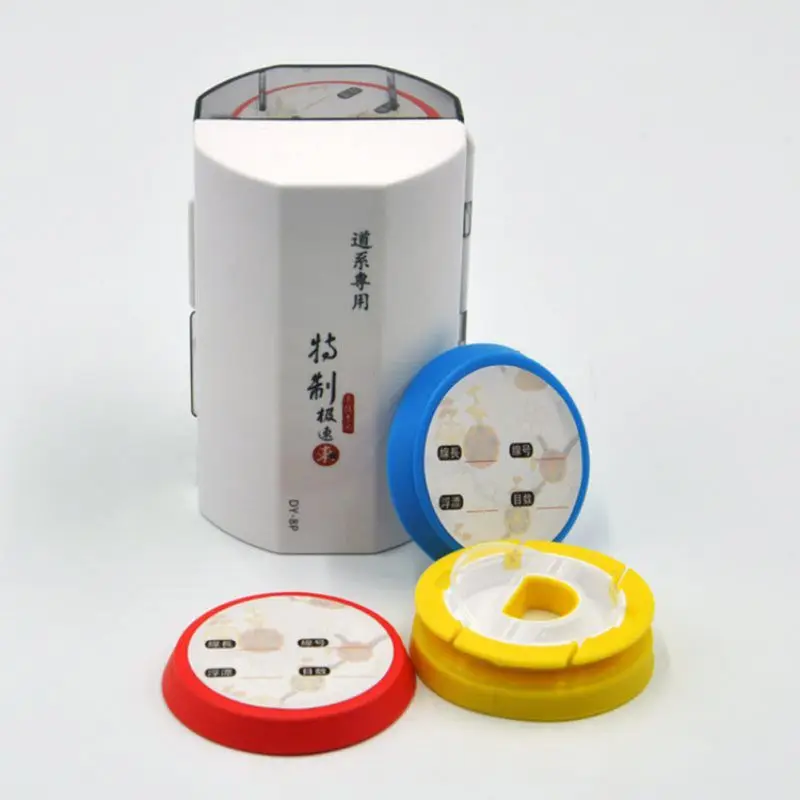 

Multi-Functional Silicone Rotatable Portable Wire Lead Sinker Storage Spools Holder Fishing Main Line Box OrganizerNew
