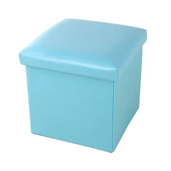 

Household Leather Sofa Stool Storage Stool Storage Stool Can Sit Adult Folding Multi-function Toy Storage Box With Cover
