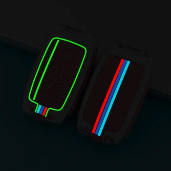 Coperture del supporto della copertura della cassa chiave a distanza dell'automobile in lega di zinco per Land Rover Range Rover Sport Evoque Freelander per Jaguar XF XJ XE XJL XF 4 Coperture del supporto della copertura della cassa chiave a distanza dell'automobile in lega di zinco per Land Rover Range Rover Sport Evoque Freelander per Jaguar XF XJ XE XJL XF - Coperture del supporto della copertura della cassa chiave a distanza dell automobile in lega di