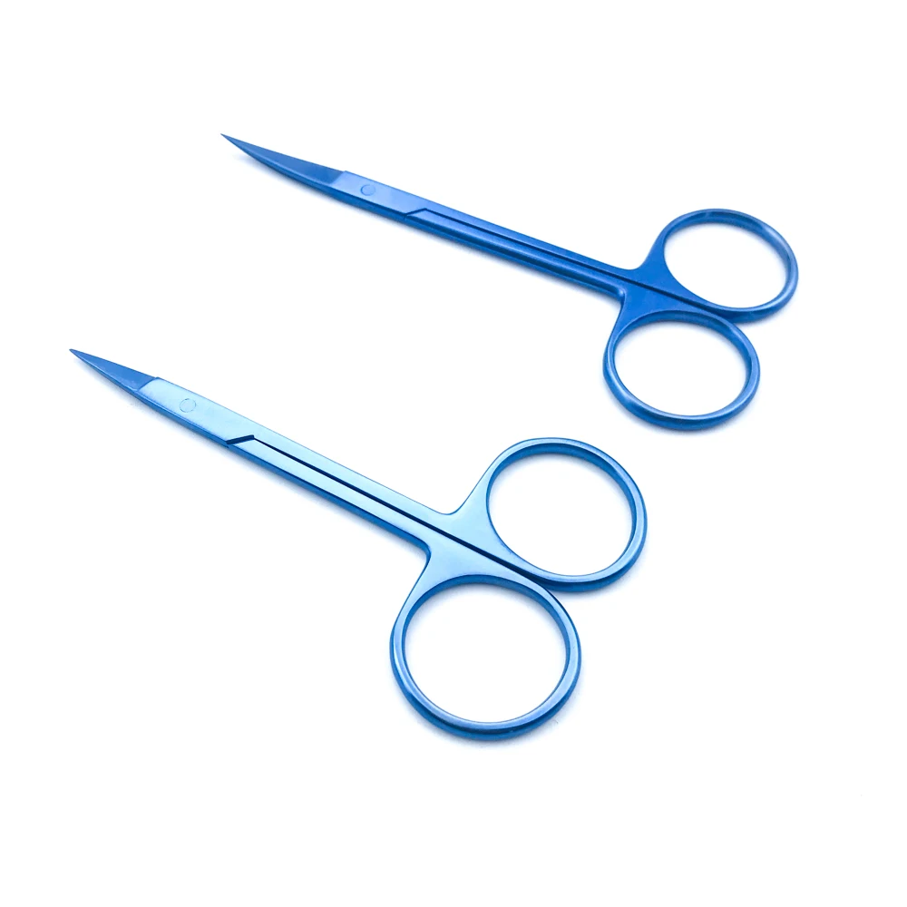 

Iris Scissors 32mm tips Straight/Curved ophthalmic eye surgical Scissors cut tissue scissors