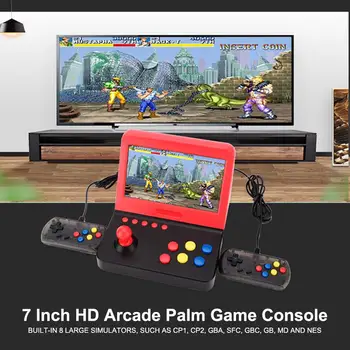 

HD Arcade Palm Game Console Recreational Machines With Big Screen 7 Inch Support HDMI Built-in 8 Simulators 26 Languages 16GB