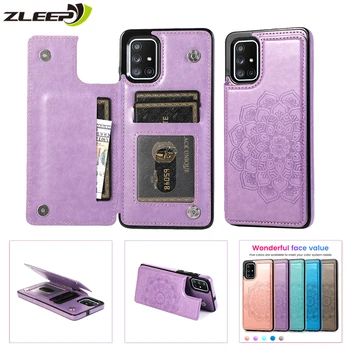 Wallet Case For Samsung Galaxy A52 A72 A12 A32 A22 A82 A51 A71 A21S A50 A70 A40 A30 A20 A10 S A81 A90 Leather Card Phone Cover