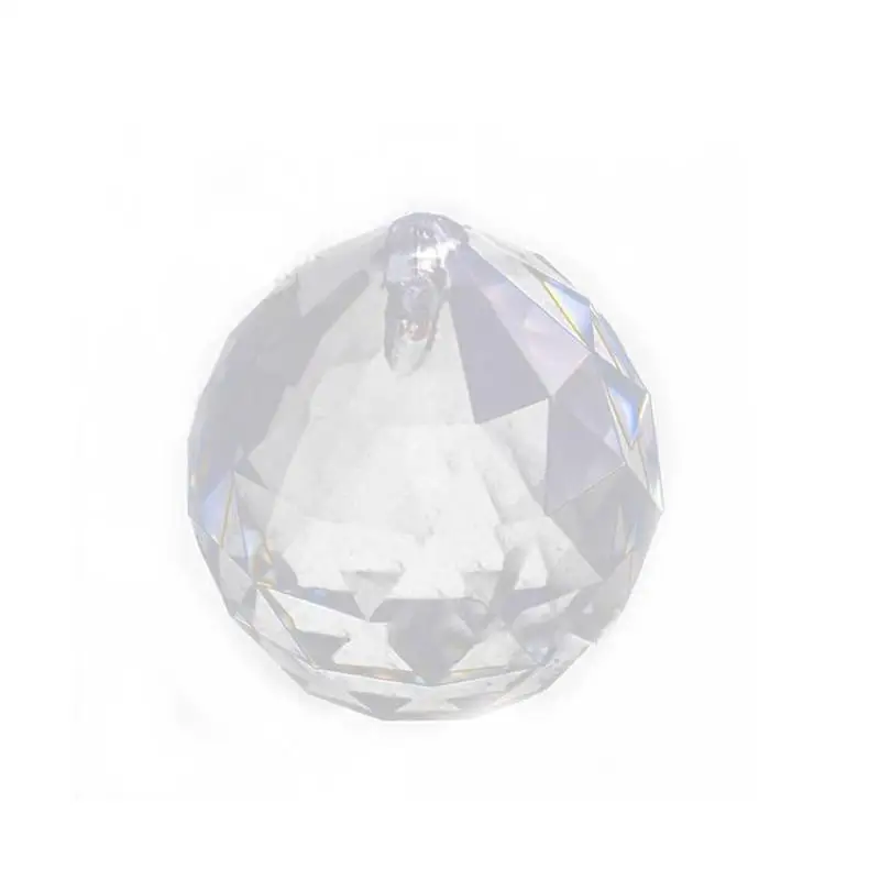 Подвеска стеклянный шар призмы для люстр потолочный светильник свисающие Кулоны из нержавеющей стали - Цвет: 20mm