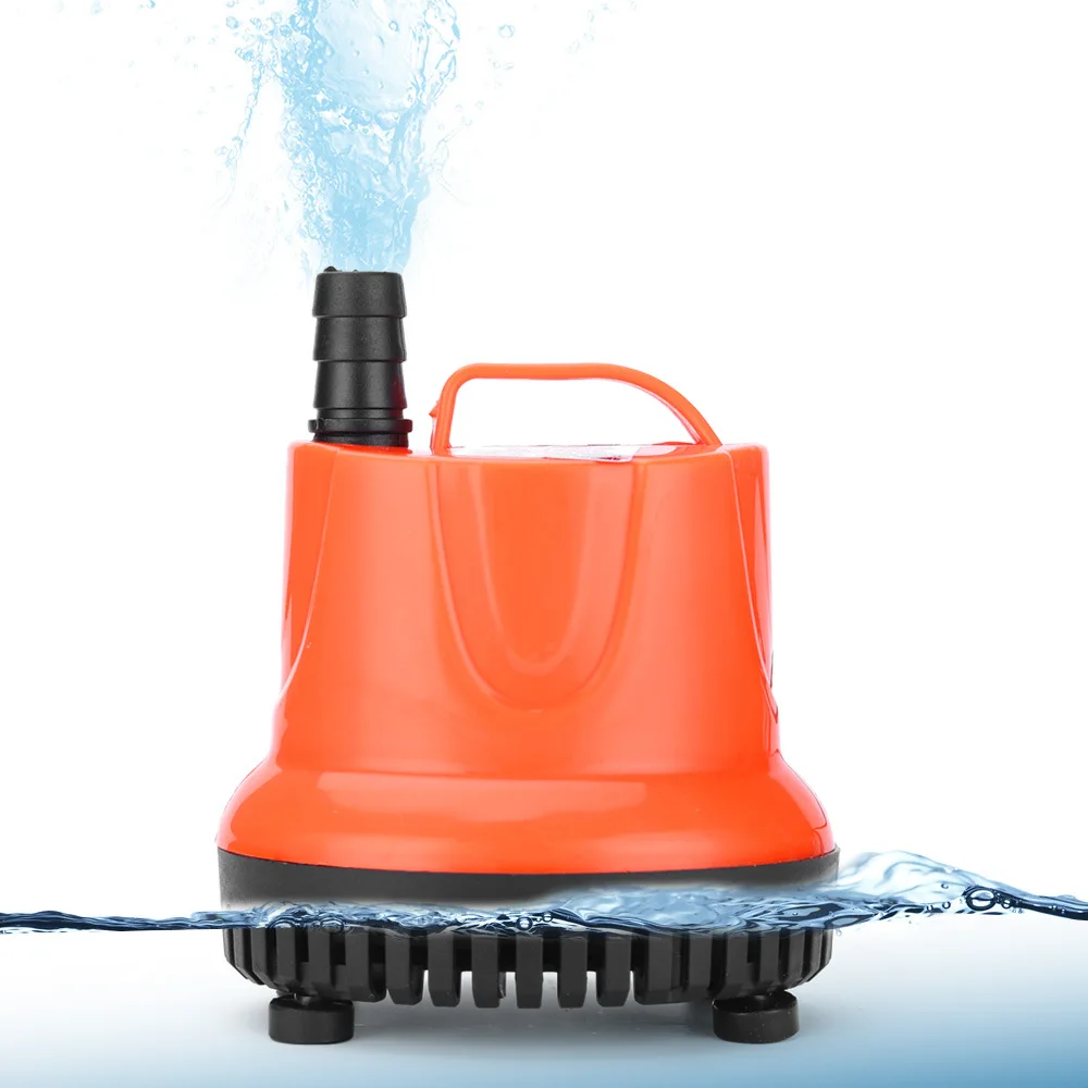 30/45/60/85W Ultra-quiet Submersible Water Pump 1800-3800L/H 220V Aquarium Fish Pond Tank Spout Marin Temperature Control Clean
