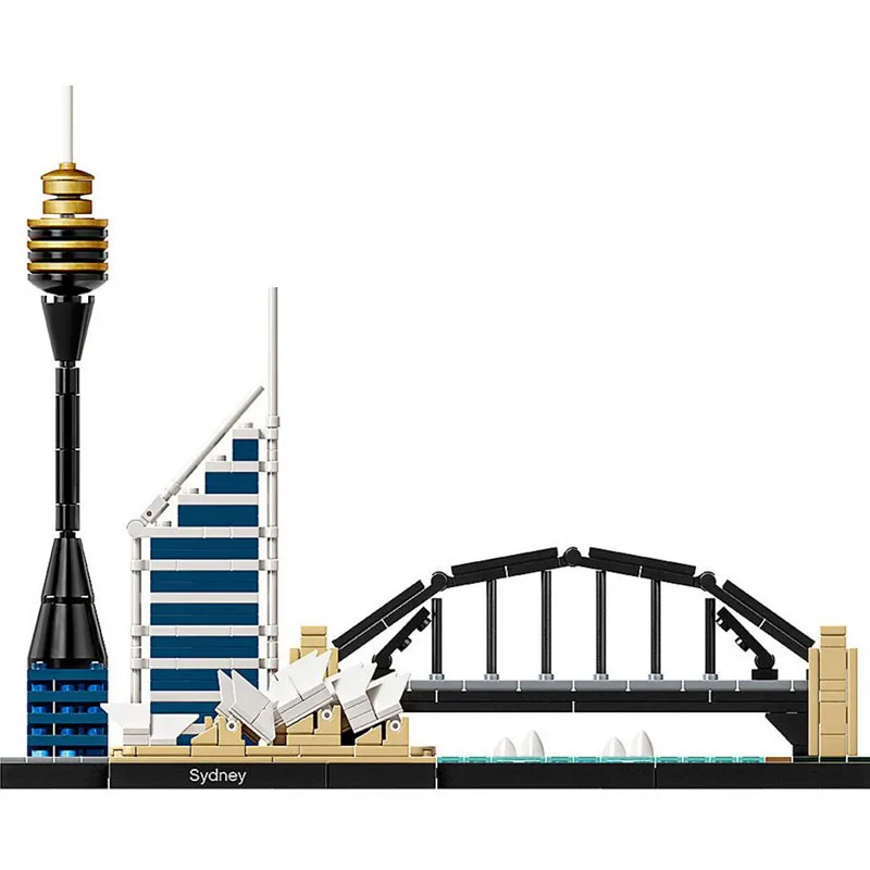 

10676 Architecture Sydney Skyline Building Blocks City Bricks Classic Educational Toys for Kids gifts Compatible with legoing