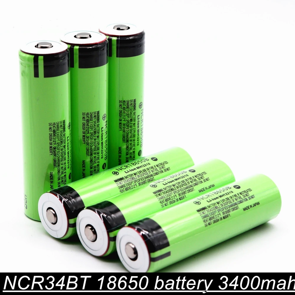 NCR18650B 3,7 v 3400mah 18650 литиевая аккумуляторная батарея для фонариков