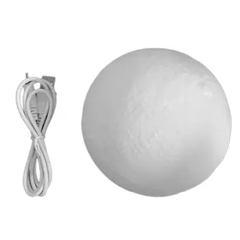 

3D Print PLA Material Simulation Moon Light Romantic Gift Night Light USB Charging Touch Control Bedroom Lamp