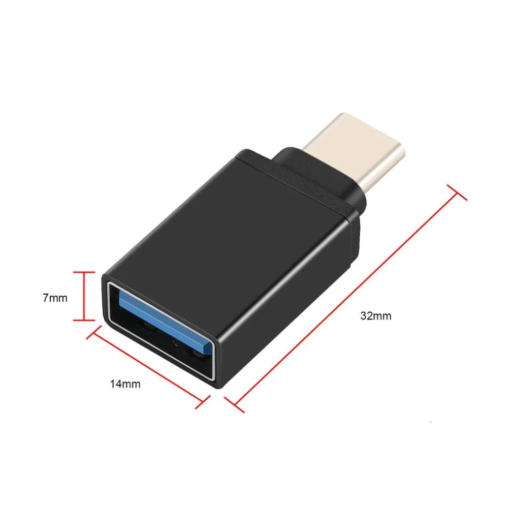 Портативный USB 3,1 type-C штекер USB 3,0 A Женский конвертер USB кабель адаптер прочный корпус из алюминиевого сплава ультра светильник