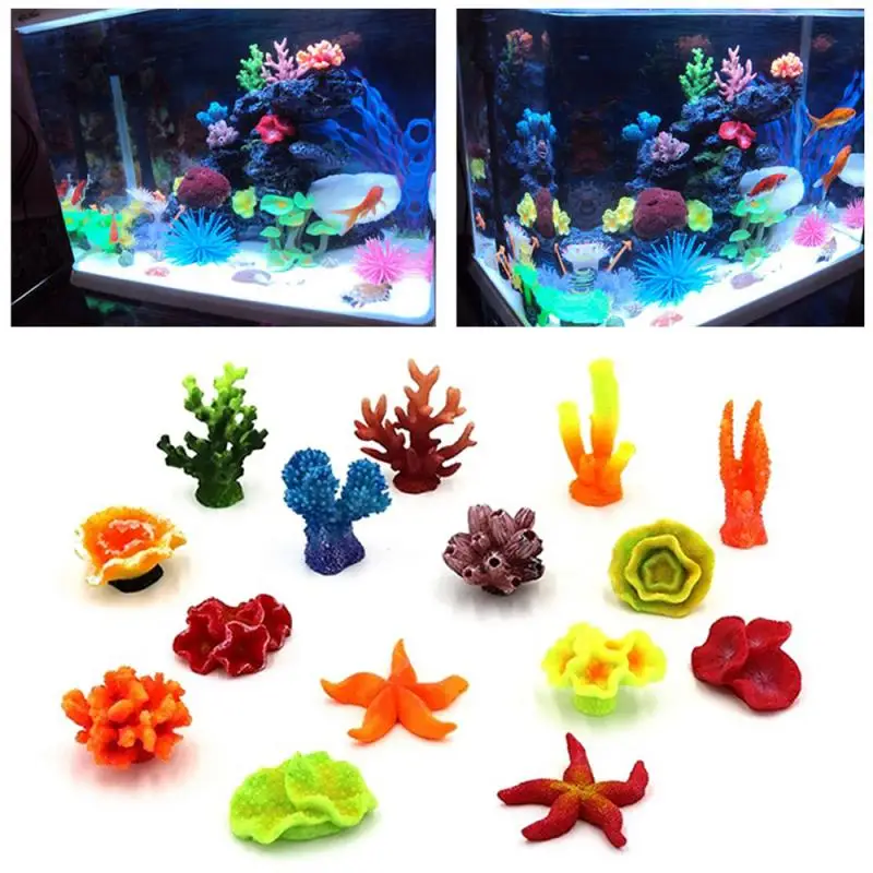 

2020 Aquarium Resin Coral Starfish Decoration Fish Aquarium Decoration Artificial Coral For Fish Tank Resin Ornaments Home Decor