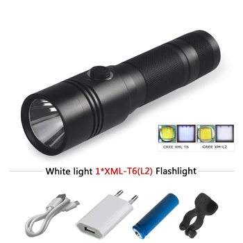 

mini powerful led flashlight xm-l2 t6 lanterna torch linterna waterproof lamp usb 18650charge battery camping led zaklamp