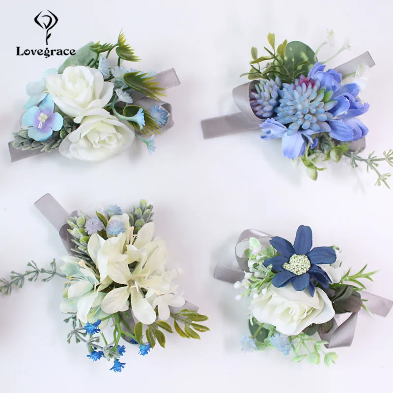wedding Wrist Corsage Bracelet wrist flower (31)