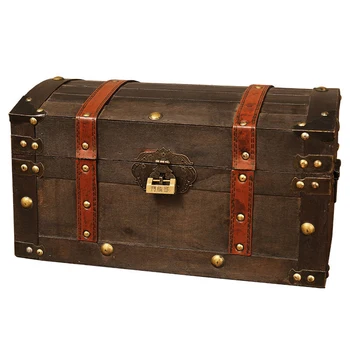 

Vintage Wood Box,Vintage Wooden Retro Wood Box Jewelry Storage Box Retro Antique Living Goods Organizer Case