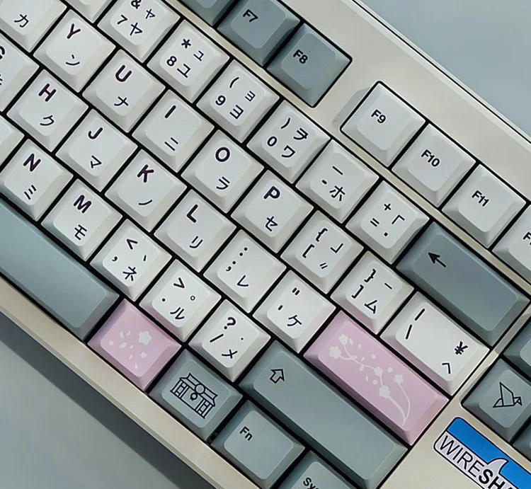 Gmk-fuji keycap pbt teclado mecânico chave boné