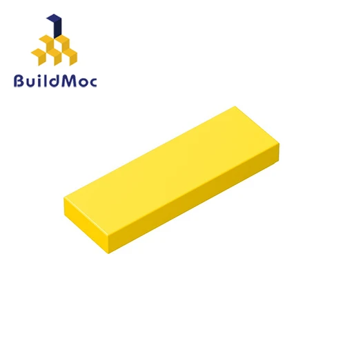 BuildMOC совместимый для 63864 1x3 для строительных блоков части DIY логотип развивающие творческие подарочные игрушки - Цвет: M0519-05