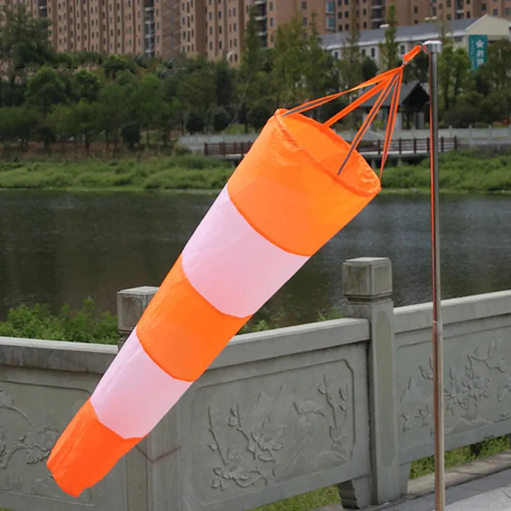 Открытый авиации ветрового стекла сумка рип-стоп измерения скорости ветра, флюгер светоотражающий пояс мониторинга ветра игрушечный воздушный змей 80/100 см