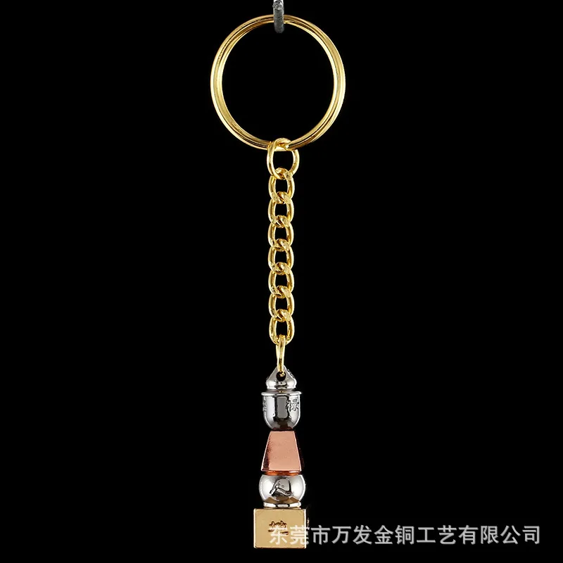 

Creative Keychain Car Destroyed Shoulder Bag Tag Feng Shui Bracelet Charm Small Pendant Accessories Decorative Pendant Factory W