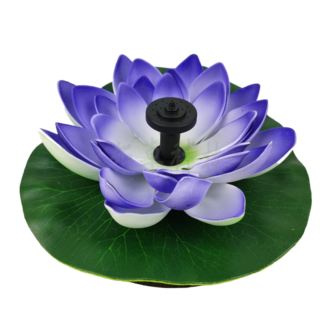 

Solar Powered Floating Lotus Fountain With Light For Pool Pond - Blue