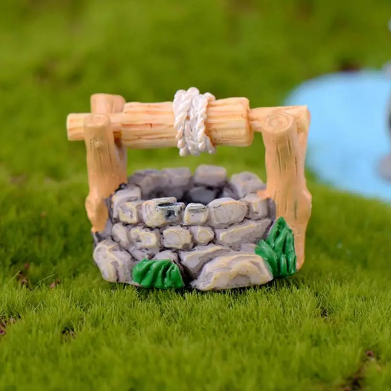 

Retro Miniature Fairy Garden Lawn Ornament Pot Craft Mountain Dollhouse Decor