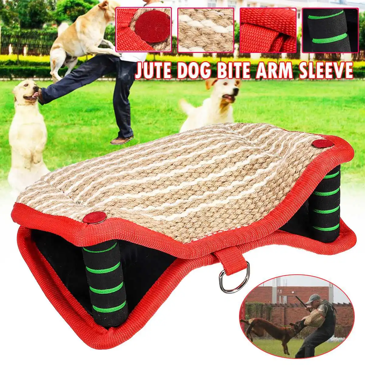 

Dog Training Bite Tugs Dog Bite Jute Sleeve Arm Protection for Puppy Young Dogs Training Pitbull German Shepherd Puppy Biting