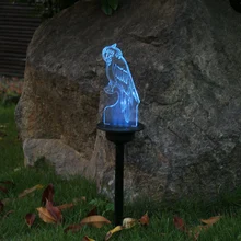 2 шт. Солнечный акриловый ландшафтный свет водонепроницаемый небольшой светильник для двора сад вилла улица- M25