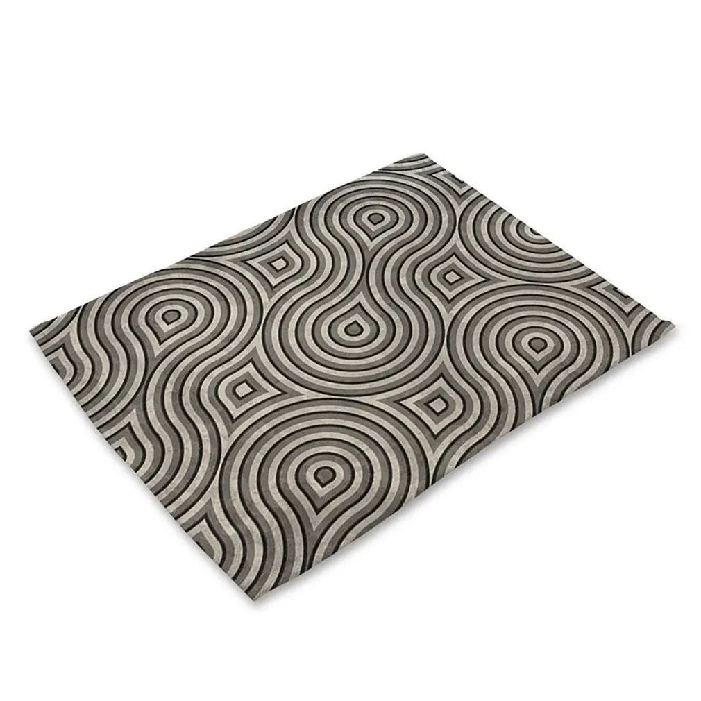 

Tabletop Place Mats Heat Resistant Non Slip Table Mats Waterproof Dining Placemats Coasters Coffee Table Decoration