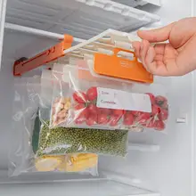 

Creative Design Strong Loading Plastic Refrigerator Rail Rack Hanger for Vegetables Fruits Storage
