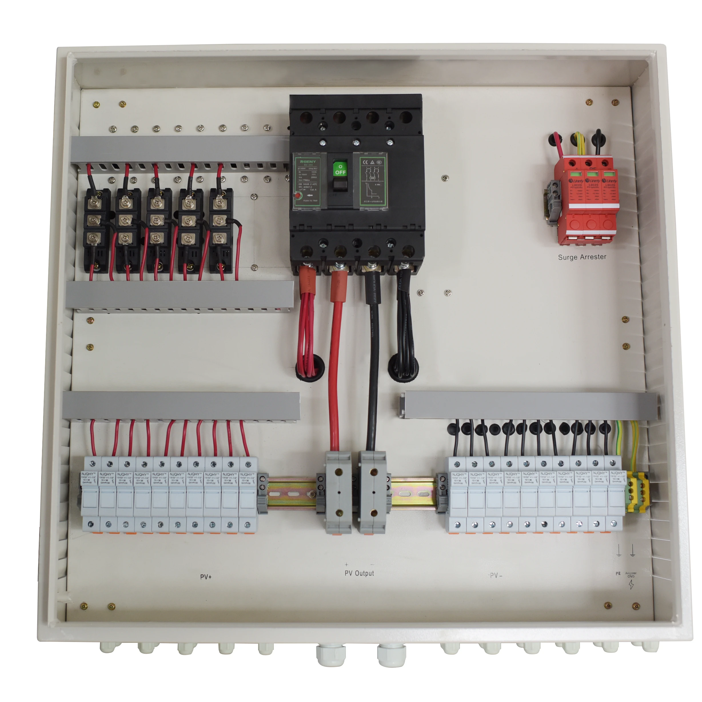 

6 10 8 12 14 16 ways input combiner box IP65 hot selling in European market