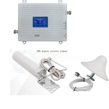 

90018002600 Celluar network Amplifier 4G LTE GSM DCS communication signal Repeater 2G4G network booster with omni antenna set