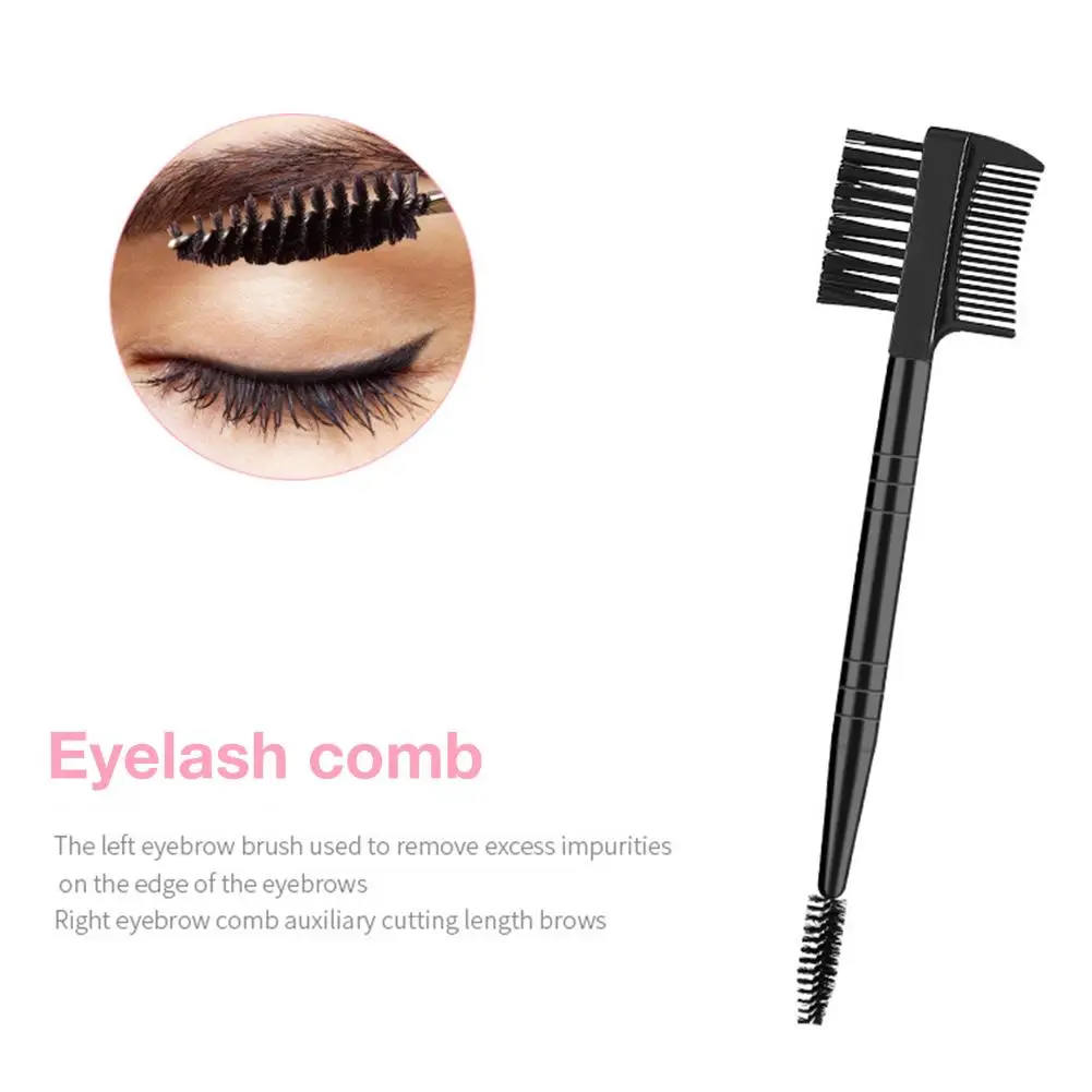 Eyebrow Grooming Kit Razor Brush Scissors Tweezers Set Makeup Tool for Women 4